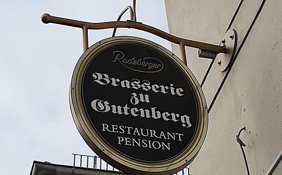 Restaurant "Brasserie zu Gutenberg", Foto: Martina Tenzler, Lizenz: PMSG