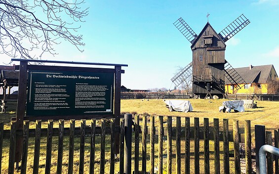 Site of the Dörgenhausen windmill, Foto: Gregor Kockert, Lizenz: Tourismusverband Lausitzer Seenland e.V.