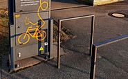 Außenansicht Ladestation im Stadthafenv, Foto: N. Dittrich, Lizenz: Tourismusverband Lausitzer Seenland e.V.