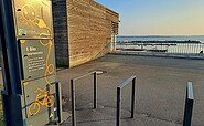 Blick auf den Stadthafen von der Solartankstelle, Foto: N. Dittrich, Lizenz: Tourismusverband Lausitzer Seenland e.V.