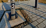 Außenansicht Reparaturstation am Großräschener See, Foto: N. Dittrich, Lizenz: Tourismusverband Lausitzer Seenland e.V.