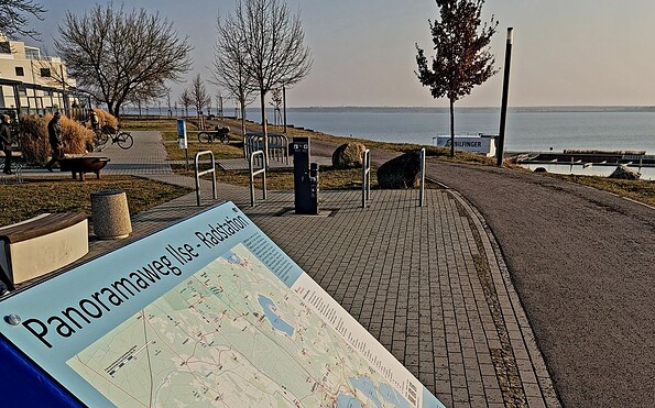 Standort der Radstation, Foto: N. Dittrich, Lizenz: Tourismusverband Lausitzer Seenland e.V.