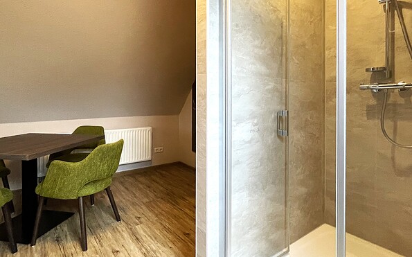 Flat with separate shower, Foto: Ulrike Haselbauer, Lizenz: Tourismusverband Lausitzer Seenland e.V.