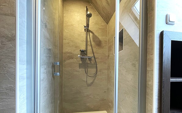 Flat with separate shower, Foto: Ulrike Haselbauer, Lizenz: Tourismusverband Lausitzer Seenland e.V.