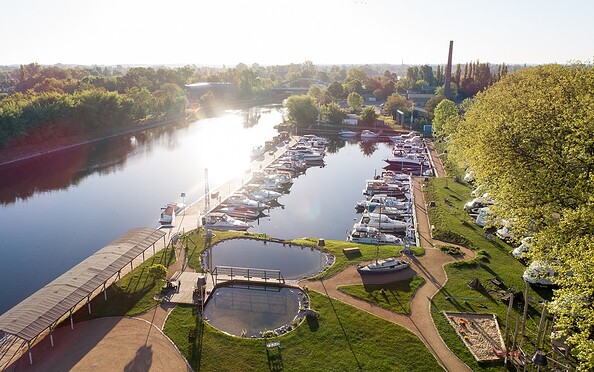 Bootsliegeplätze, Foto: Stadtmarina Brandenburg