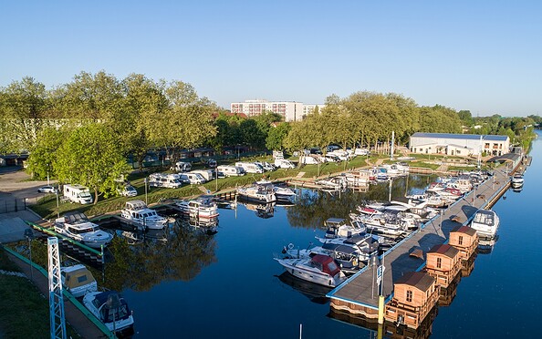 Bootsliegeplätze, Foto: Stadtmarina Brandenburg