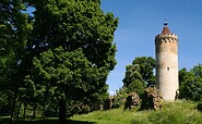 castle tower Bornsdorf, Foto: Claudia Donat, Lizenz: Naturpark Niederlausitzer Landrücken