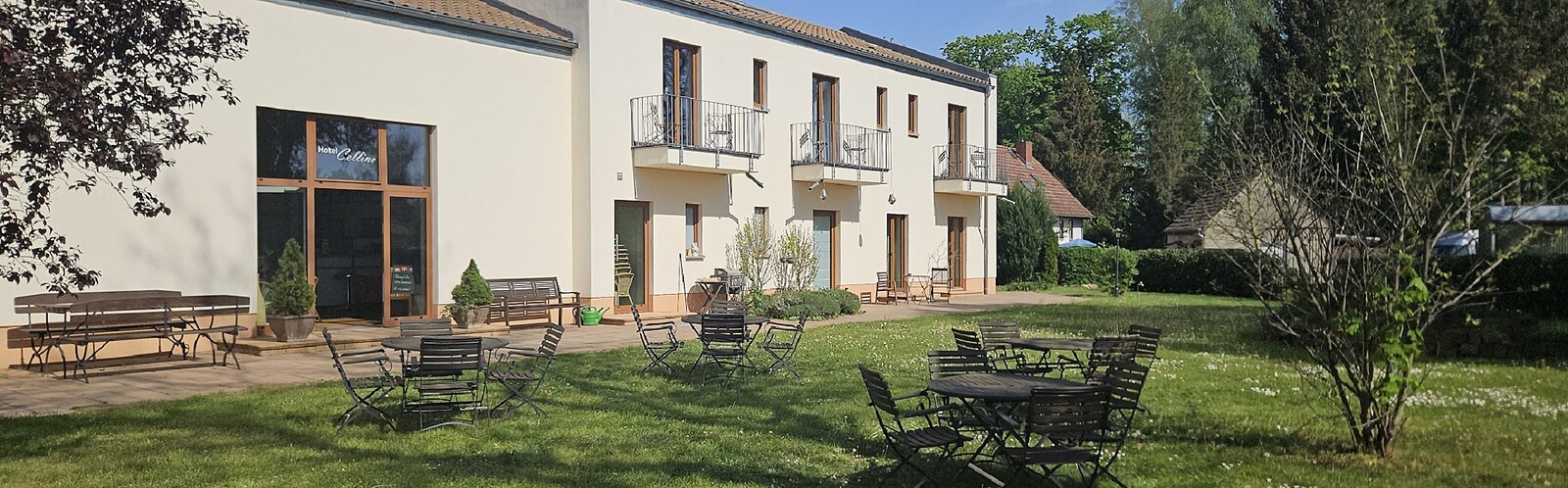 Gartenansicht, Foto: Petra Beck, Lizenz: Heim Hotellerie GmbH