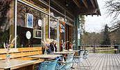 Café Glasklar - Terrasse, Foto: Günter Poley, Lizenz: REGiO-Nord/G.Poley