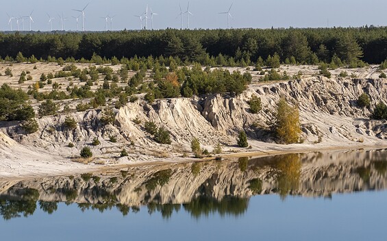 Lake "Stiebsdorfer See", Foto: Claudia Donat, Lizenz: Naturpark Niederlausitzer Landrücken