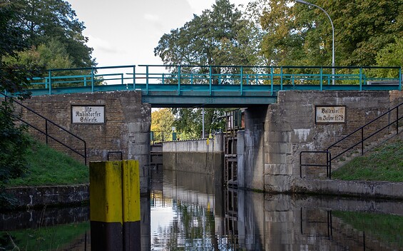 Einfahrt in die Schleuse Ruhlsdorf, Foto: ScottyScout