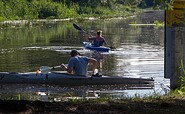 Kanutenausfahrt aus der Schleuse Ragöse, Foto: ScottyScout