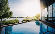 Therme outdoor saltwater pool, Foto: Resort Mark Brandenburg, Lizenz: Resort Mark Brandenburg