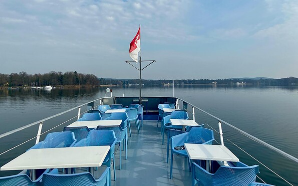 Boat trip at the Scharmützelsee - deck, Foto: Nadine Weber, Lizenz: Tourismusverein Scharmützelsee