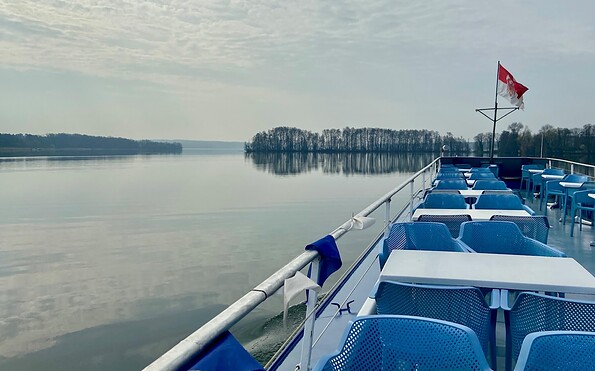 Boat trip at the Scharmützelsee - deck, Foto: Nadine Weber, Lizenz: Tourismusverein Scharmützelsee