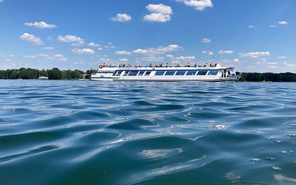 Boat trip at the Scharmützelsee, Foto: Nadine Weber, Lizenz: Tourismusverein Scharmützelsee