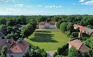 Luftbild Schloss Grochwitz, Foto: Bettina Unterkofler, Lizenz: Bettina Unterkofler