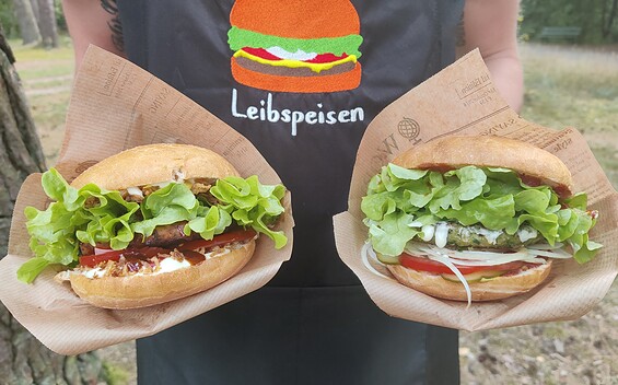 Rubja's Leibspeisen - Burgerangebot, Foto: Anja Müller