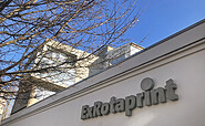 ExRotaprint Aussenwand mit Schriftzug, Foto: Rita Frank / terra press GmbH