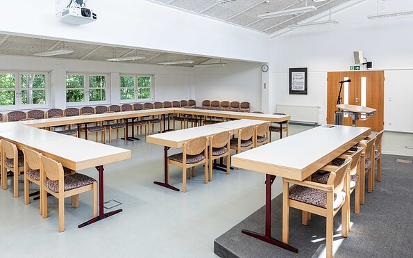 Veranstaltungsraum, Foto: Clemens Bauerfeind, Lizenz: Servicedienste Elstal GmbH