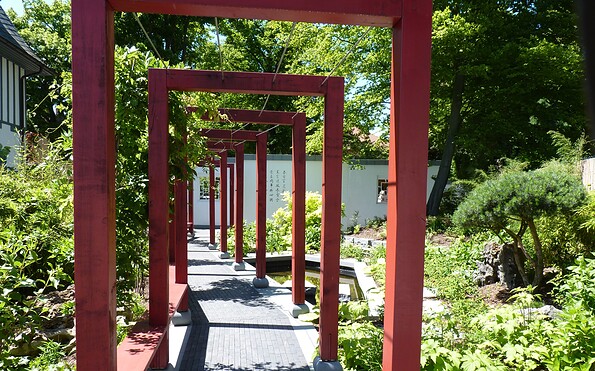 Chinesischer Garten in Zeuthen, Foto: Petra Förster, Lizenz: Tourismusverband Dahme-Seenland e.V.