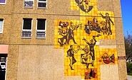 Wandbild &quot;Hochzeitszug&quot; im Wendischen Viertel, Foto: Dr. Schurmann, Lizenz: Dr. Schurmann
