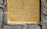 Stolperstein der Pauline Krautz in Cottbus, Foto: Dr. Schurmann, Lizenz: Dr. Schurmann