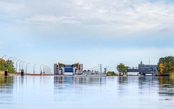 Schiffshebewerke Oberwasser, Foto: SHW, Lizenz: SHW Fahrgastschifffahrt Niederfinow