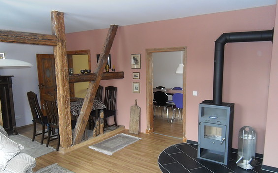 Wohnraum im Erdgeschoss, Foto: K. Lehmann