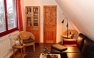 Wohnzimmer mit Schlafmöglichkeit Fewo Katja, Foto: Panser