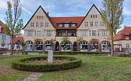 Ehemaliges Kaufhaus in der Gartenstadt Marga, Foto: Katja Wersch, Lizenz: Tourismusverband Lausitzer Seenland e.V.