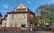 Ehemalige Bäckerei in der Gartenstadt Marga, Foto: Katja Wersch, Lizenz: Tourismusverband Lausitzer Seenland e.V.