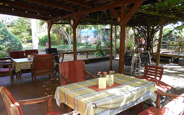 Garten-Café, Foto: Exotik-Kunst-Garten
