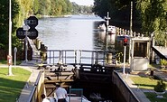 Schleuse Neue Mühle, Foto: Günter Schönfeld, Lizenz: Tourismusverband Dahme-Seenland e.V.