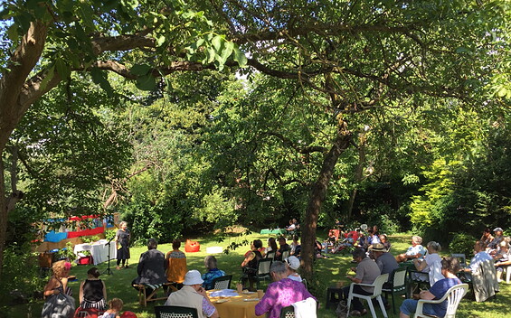 Fontane-Festspielgarten, Foto: Uta Bartsch, Lizenz: Fontane-Festspiele gUG