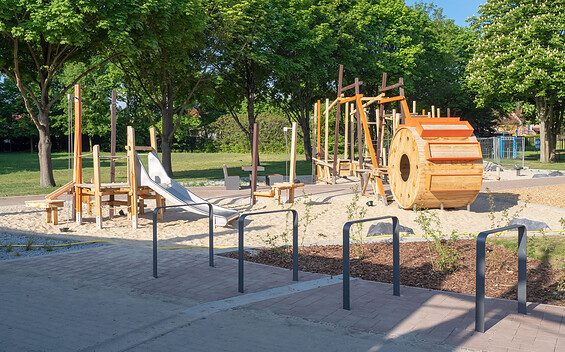 Themed playground ‘Miner’, Foto: Dana Kersten, Lizenz: Touristinformation Senftenberg