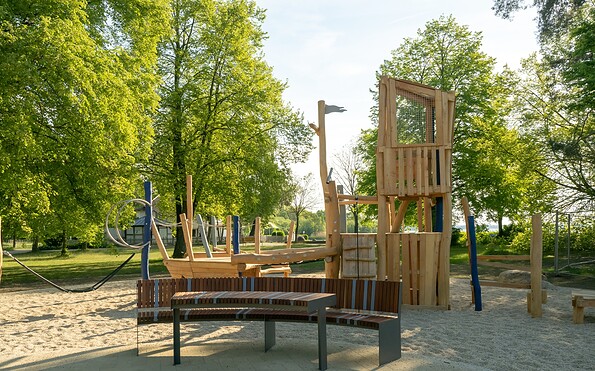 Play element Themed playground ‘From miner to sailor’, Foto: Dana Kersten, Lizenz: Touristinformation Senftenberg