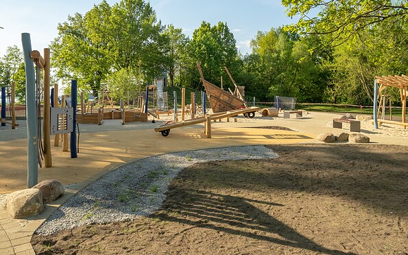 Play element Themed playground ‘From miner to sailor’, Foto: Dana Kersten, Lizenz: Touristinformation Senftenberg