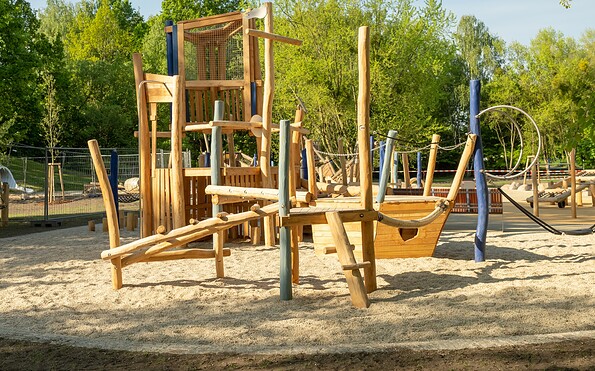 Play element Themed playground ‘From miner to sailor’, Foto: Dana Kersten, Lizenz: Touristinformation Senftenberg