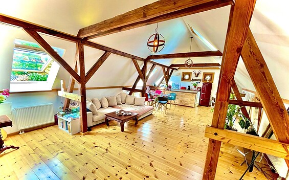 Historisches Retro Loft 70qm mit Garten, Foto: Hüller