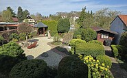 Blick in den Garten, Foto: Touristinformation Senftenberg, Lizenz: Tourismusverband Lausitzer Seenland e.V.