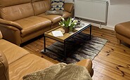 Wohnzimmer im Apartment am Möser See, Foto: A. Kress