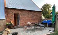 Uckermärkisches Landarbeiterhaus Terrasse, Foto: Soltan Soltau