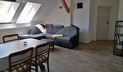 Wohn/Esszimmer, Foto: C. Braun, Lizenz: Tourismusverband Prignitz e.V.