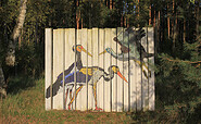 Kunstwerk &quot;Schwarzstorch&quot;, Foto: Bansen-Wittig