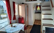 Aufgang zum Schlafbereich - Tiny House am Motzener See, Foto: Henry Schulz , Lizenz: Tourismusverband Dahme-Seenland e.V.