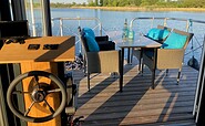 Terrasse, Foto: Hausbootvermietung Havelwelle, Lizenz: Hausbootvermietung Havelwelle