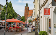 Bürgermeisterstraße in Bernau bei Berlin, Foto: Stefan Klenke, Lizenz: BeSt Bernauer Stadtmarketing GmbH