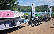 Kajak und SUP, Foto: Dirk Wiedenhöft, Lizenz: Werbellinseecharter
