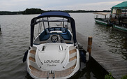Motorboot am Wiesencafe Schwerin, Foto: Iris Bulisch, Lizenz: Wiesencafe Schwerin
